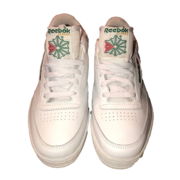 Reebok Other - 1980s Club C Reebok 6-892 Original Sneaker White Leather Size 8.5 Men Ladies 10